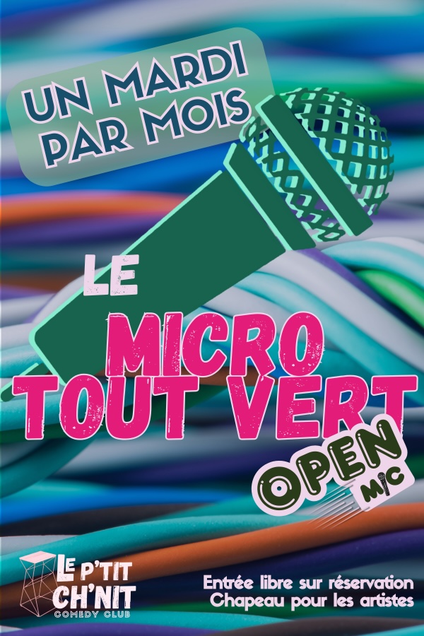 OPEN MIC MICRO TOUT VERT