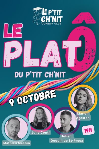 Le PlatôJulie Conti, Mathieu Machin, Marion Agoston et Julien Doquin de St Preux